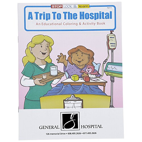 A Trip To The Hospital Coloring Book Main Image