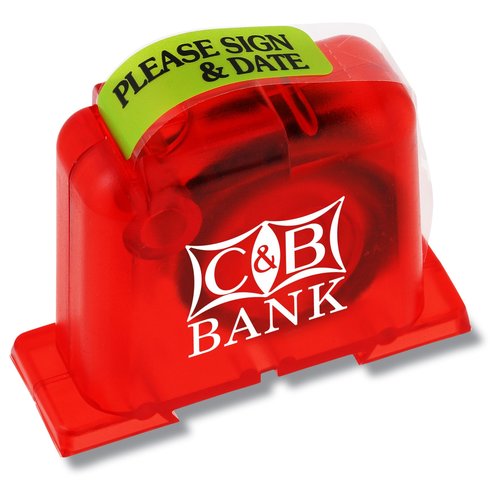 Flag Dispenser w/ Flags - Sign & Date - Translucent Main Image
