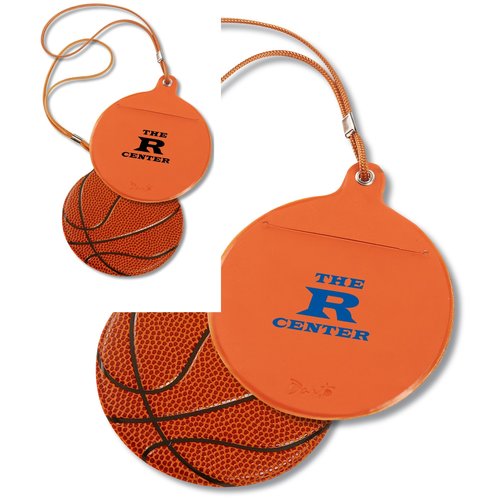 SportMates Privacy Bag Tag - Basketball Main Image