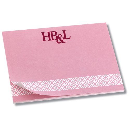 Bic Sticky Note - Designer - 3x4 - Geometric - 25 Sheet Main Image