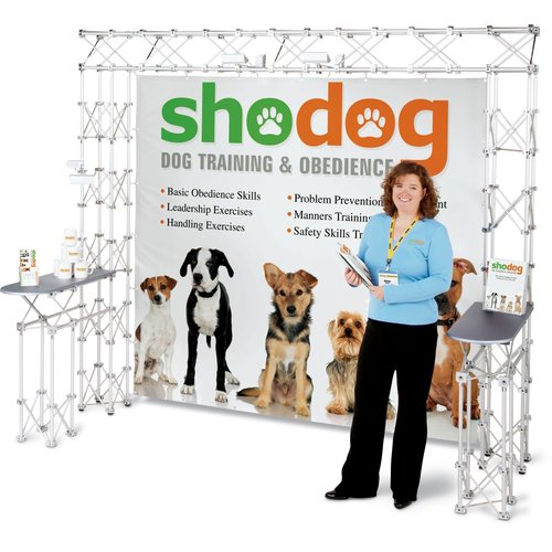 Truss Style 10' Floor Display - Full Color Panel Main Image