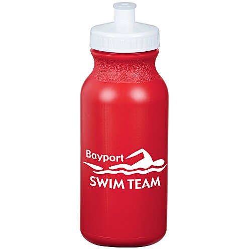 Sport Bottle with Push Pull Lid - 20 oz - Colors - 24 hr Main Image