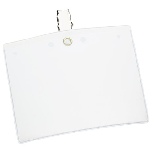 Eco-Friendly Badge Holder - Bulldog Clip Main Image