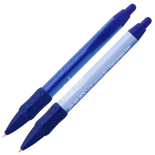 Bic WideBody Pen with Grip - Flowers Main Image