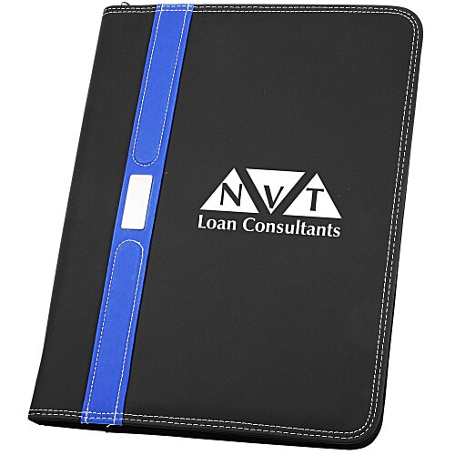 Contemporary Zippered Portfolio Main Image