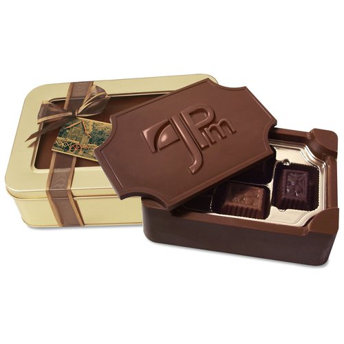 Dark Chocolate Box w/Bite-Size Treats - Small Main Image