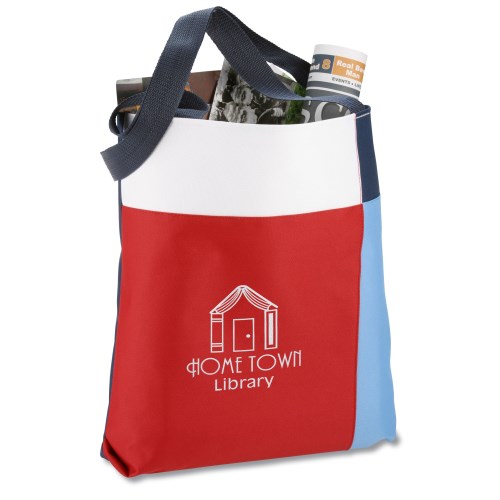 Color Block Convention Tote Main Image