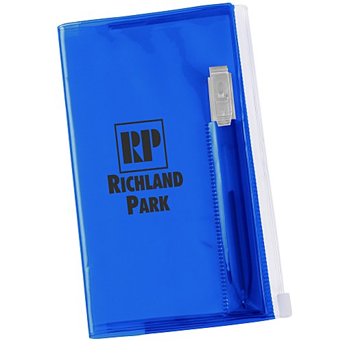 Planner with Zip-Close Pocket - Monthly - Academic - Translucent Main Image