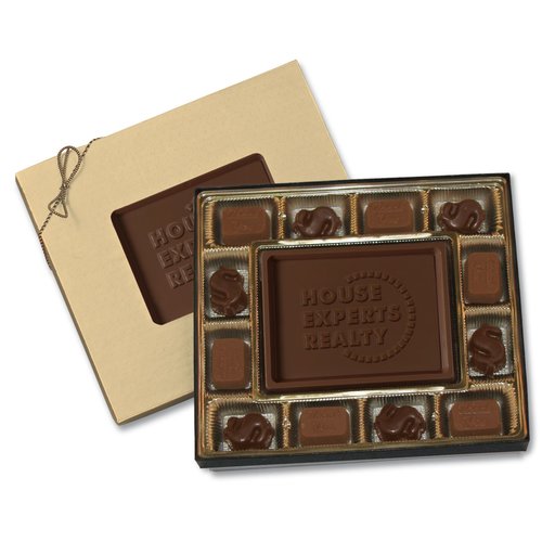 Boxed Chocolates - 8 oz. - Thank You & Dollar Sign Main Image