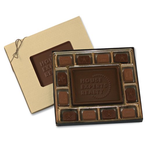 Boxed Chocolates - 8 oz. - Thank You & Star Main Image