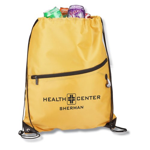 Insulated Drawstring Backpack Main Image