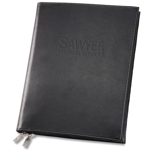 Deluxe Zippered Padfolio Main Image