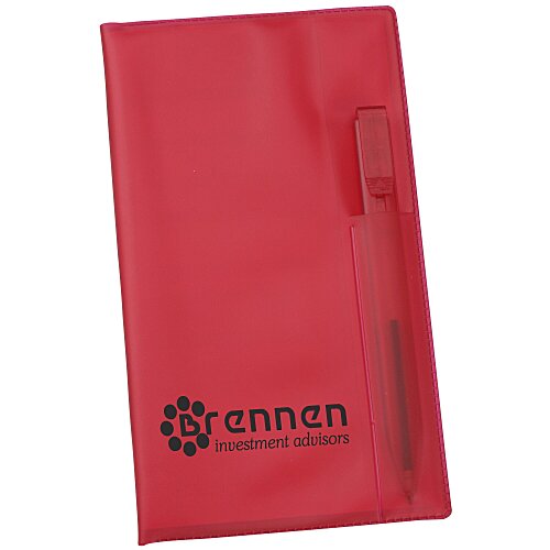 Monthly Pocket Planner with Pen - Translucent - Academic Main Image