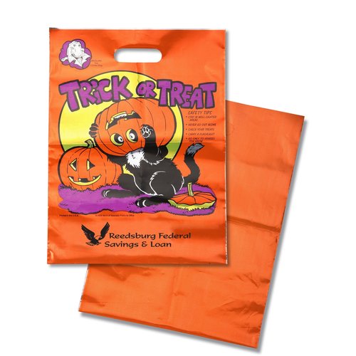 Metallic Halloween Bag - Cat Main Image