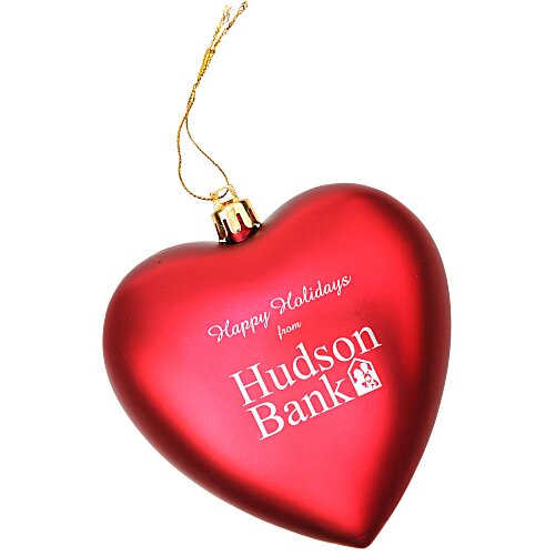 Heart Shatterproof Ornament - 4" Main Image