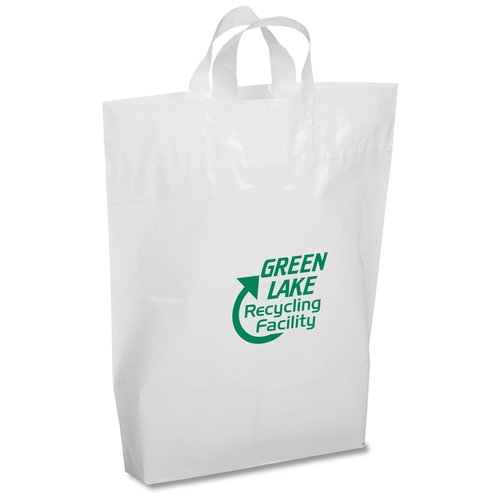 Oxo-Biodegradable Soft Loop Shopper - 18" x 15" Main Image