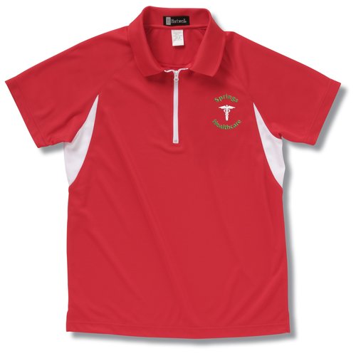 Moisture Management Color Block Polo - Ladies' Main Image