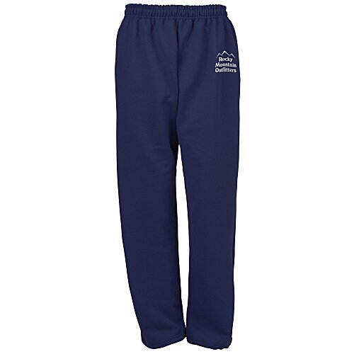 Gildan 50/50 Open Bottom Sweatpants - Screen Main Image