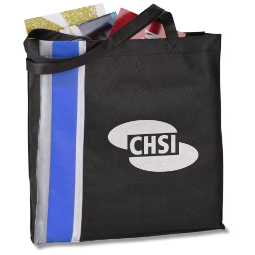 Polypropylene Stripes Tote - 24 hr Main Image