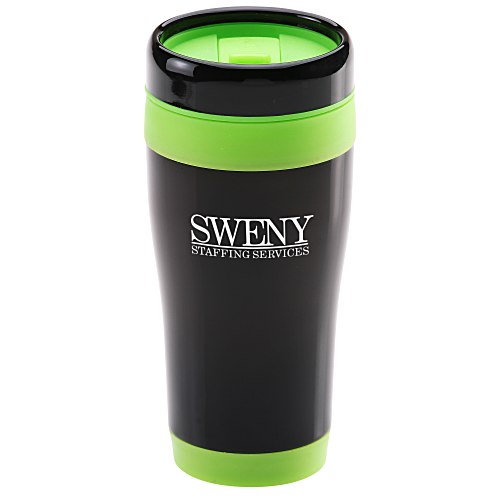 Black Stainless Steel Tumbler - 16 oz. - 24 hr Main Image