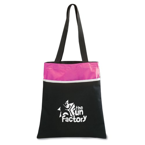 Reflective Trim Conference Tote - OVERSTOCK Main Image