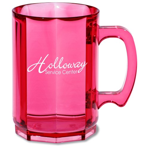 Geranium Translucent Acrylic Mug - 18 oz Main Image