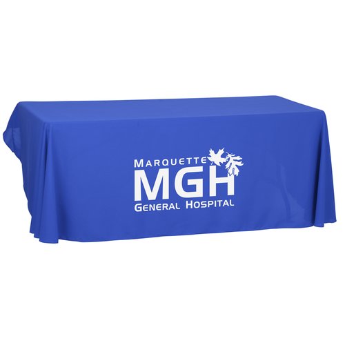 Open-Back Polyester Table Throw - 8' Main Image