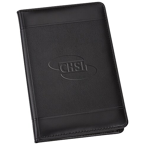 Windsor Impressions Jr. Zippered Padfolio - Debossed Main Image