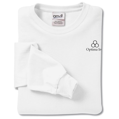 Anvil 5.4 oz. LS T-Shirt w/TearAway Label - Colors Main Image