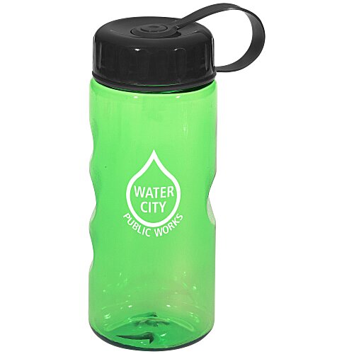 Mini Mountain Bottle with Tethered Lid - 22 oz Main Image