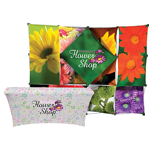 10' Geometric Pop-Up Display Kit Main Image
