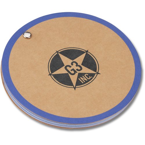 V Natural Kraft Jotter - Circle Main Image