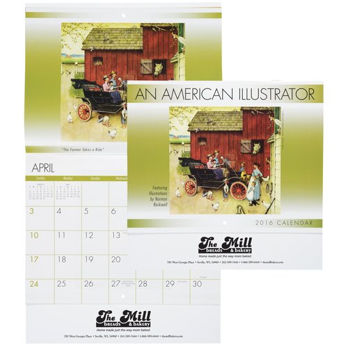 An American Illustrator 2016 Calendar - Stapled - Closeout Main Image