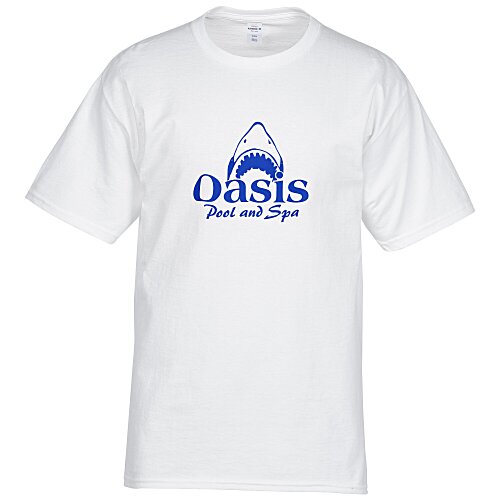 Hanes Authentic T-Shirt - Screen - White - 24 hr Main Image