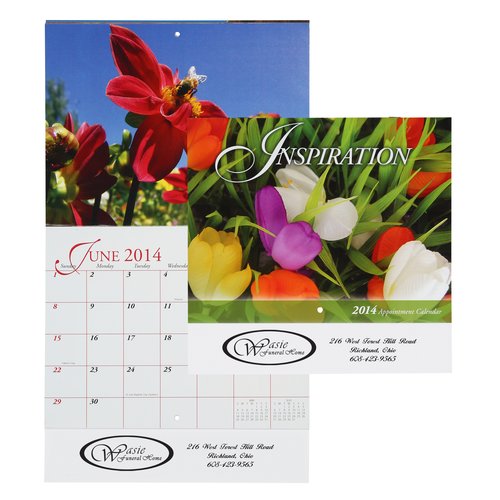 Inspirational 2014 Calendar - Stapled - Closeout Main Image