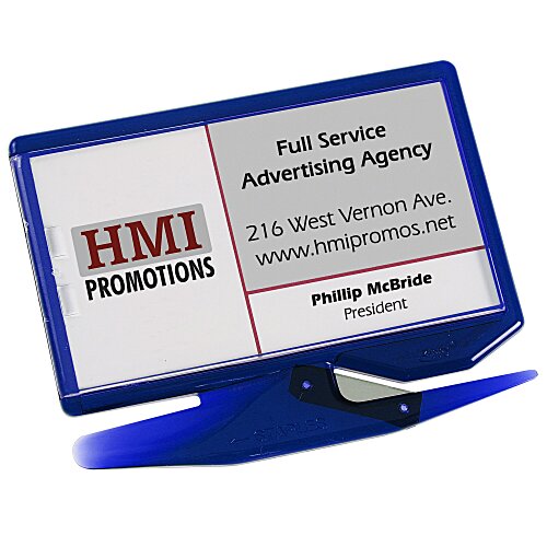 Zippy Magnetic Business Card Letter Opener - Translucent Main Image