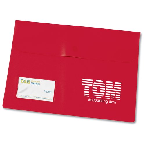 ID Pocket Document Holder - 9-1/2" x 12-1/2" - Closeout Main Image