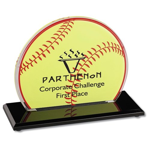 Acrylic Sports Award - Softball Main Image