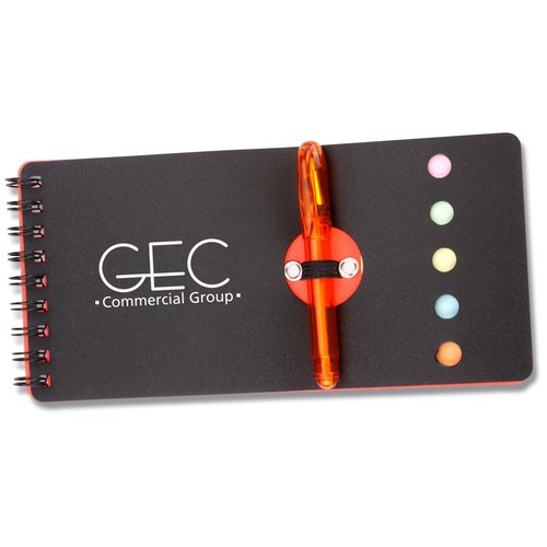 Spiral Pocket Flag Buddy with Pen - 24 hr Main Image