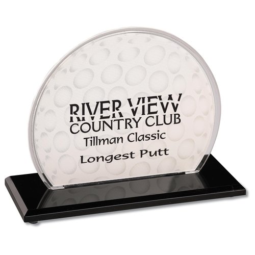 Acrylic Sports Award - Golf Ball Main Image