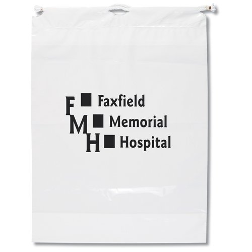 Oxo-Biodegradable Cotton Drawcord Bag - 15" x 11" Main Image