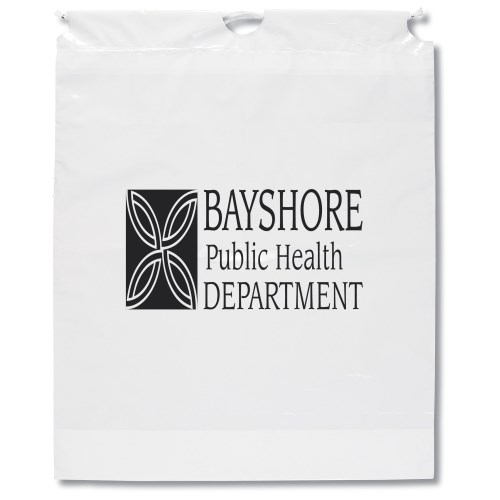Oxo-Biodegradable Cotton Drawcord Bag - 18" x 15" Main Image