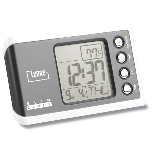 Slim Digital Multi-Function Clock - Closeout Main Image