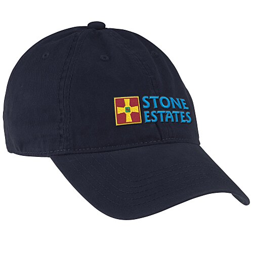 Brushed Washed Cotton Twill Cap - Embroidered Main Image