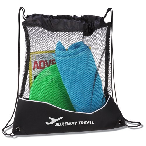 Mesh Cinch Tote Main Image