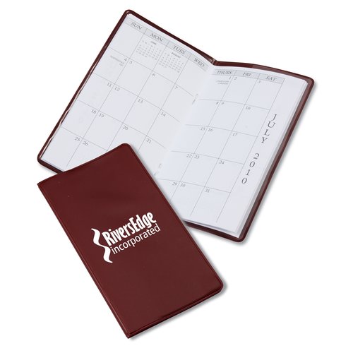 2010 Monthly Pocket Planner - French Calf - Closeout Main Image