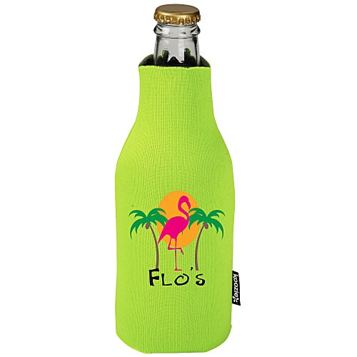 Zip-Up Bottle Koozie® Cooler - 24 hr Main Image