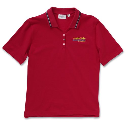 Outer Banks Nautical Stripe Pique Polo - Ladies' Main Image