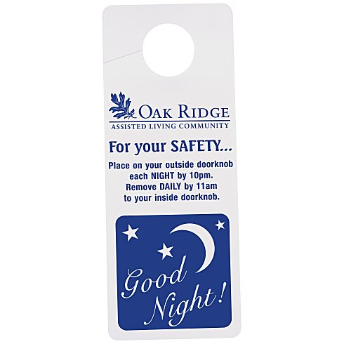 Flexible Plastic Door Hanger Main Image