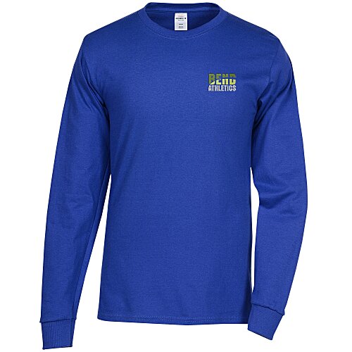 Hanes Authentic LS T-Shirt - Embroidered Main Image